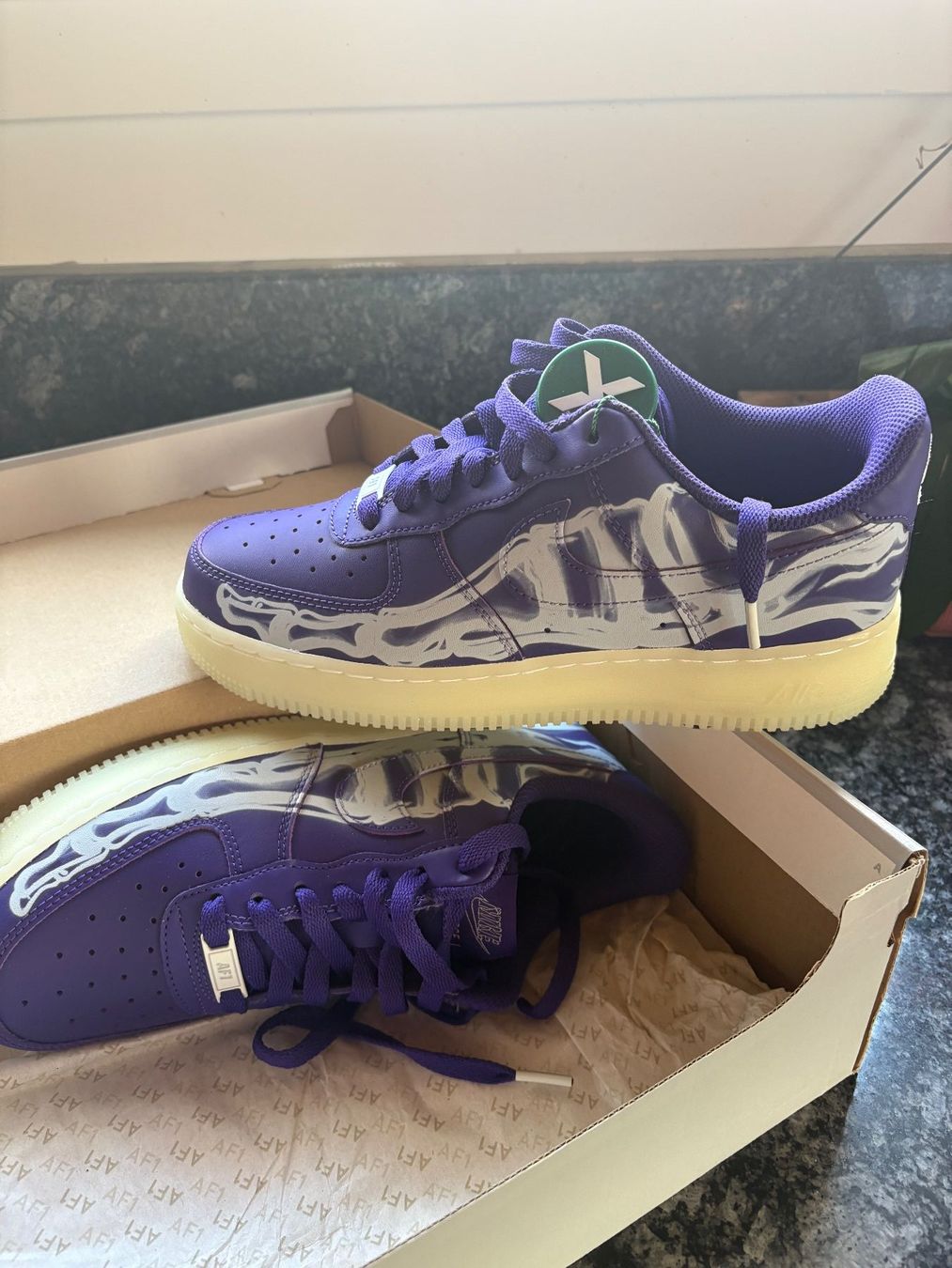 Nike Chaussures hommes: Air Force 1 Skeleton NEU – Neuf avec emballage d'origine à Visperterminen par yve_5plp