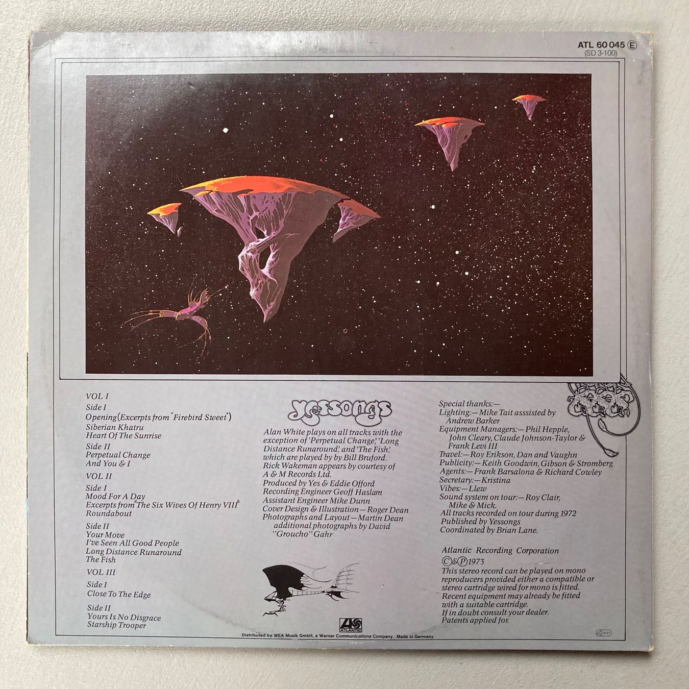 Dischi in vinile: Yes - yesongs - 3erLP - topzustand – Usato da dachsen venduto da oheio 4
