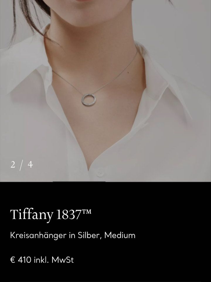 Tiffany & Co. Catenine: Tiffany & Co. 925 Silber Kette & 2 Anhänger – Usato da Binningen venduto da lieblingsstyle 1