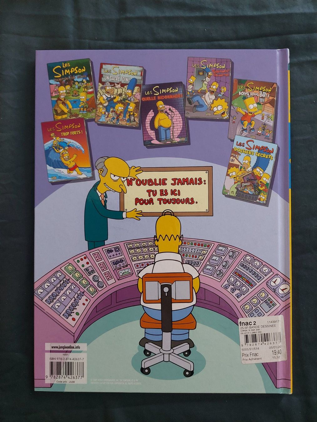 Comics: Les Simpson T.8 Gros Bosseur! EO 2009 Comme Neuf – Gebraucht aus Genève von Blu_BD 1