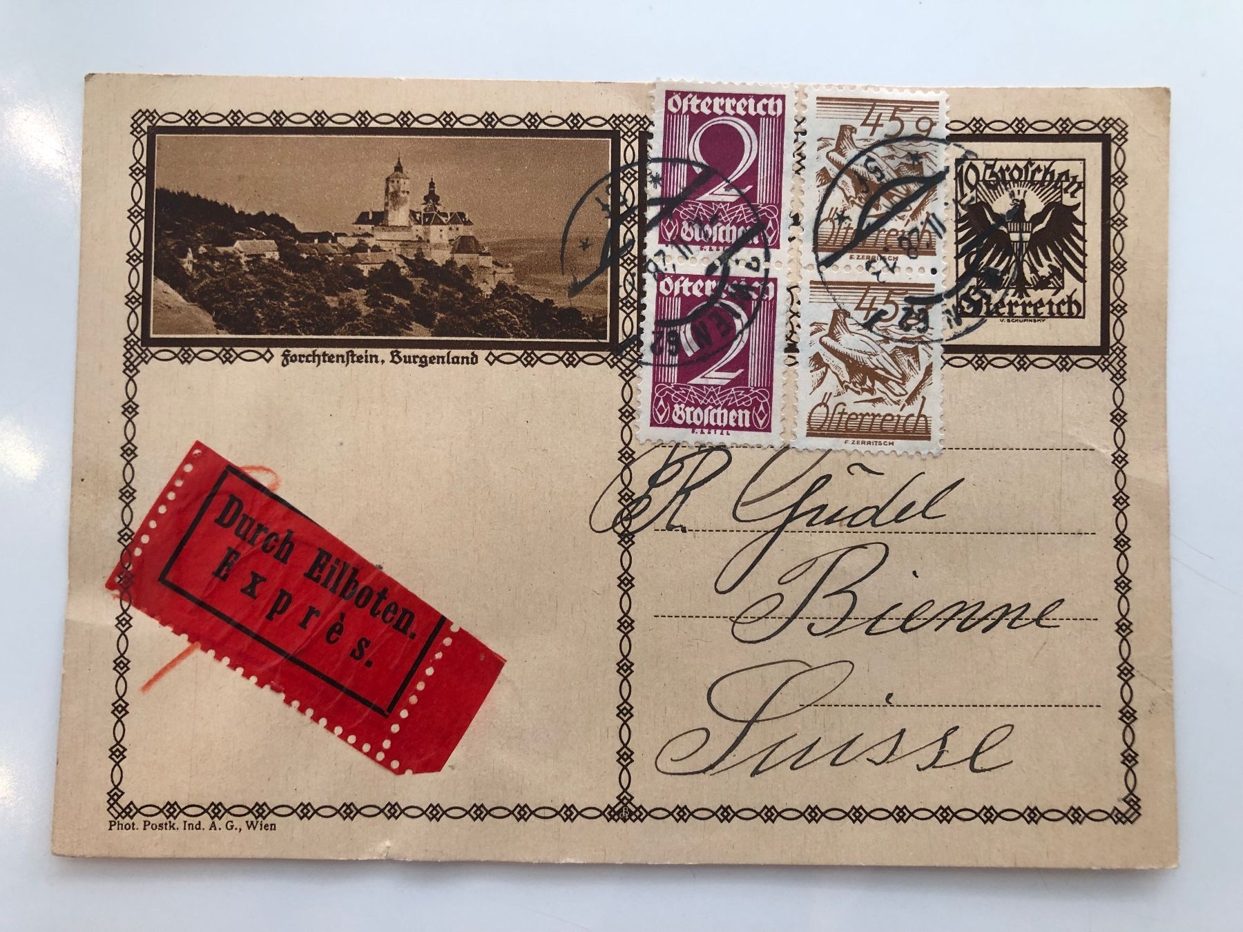Alle Briefmarken: 6 Inflations-Briefe AUSTRIA 1925 – Gebraucht aus Lufingen von Rac0 7