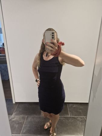Esprit Kleid, dunkelblau, Grösse M - Sommerlich leicht!