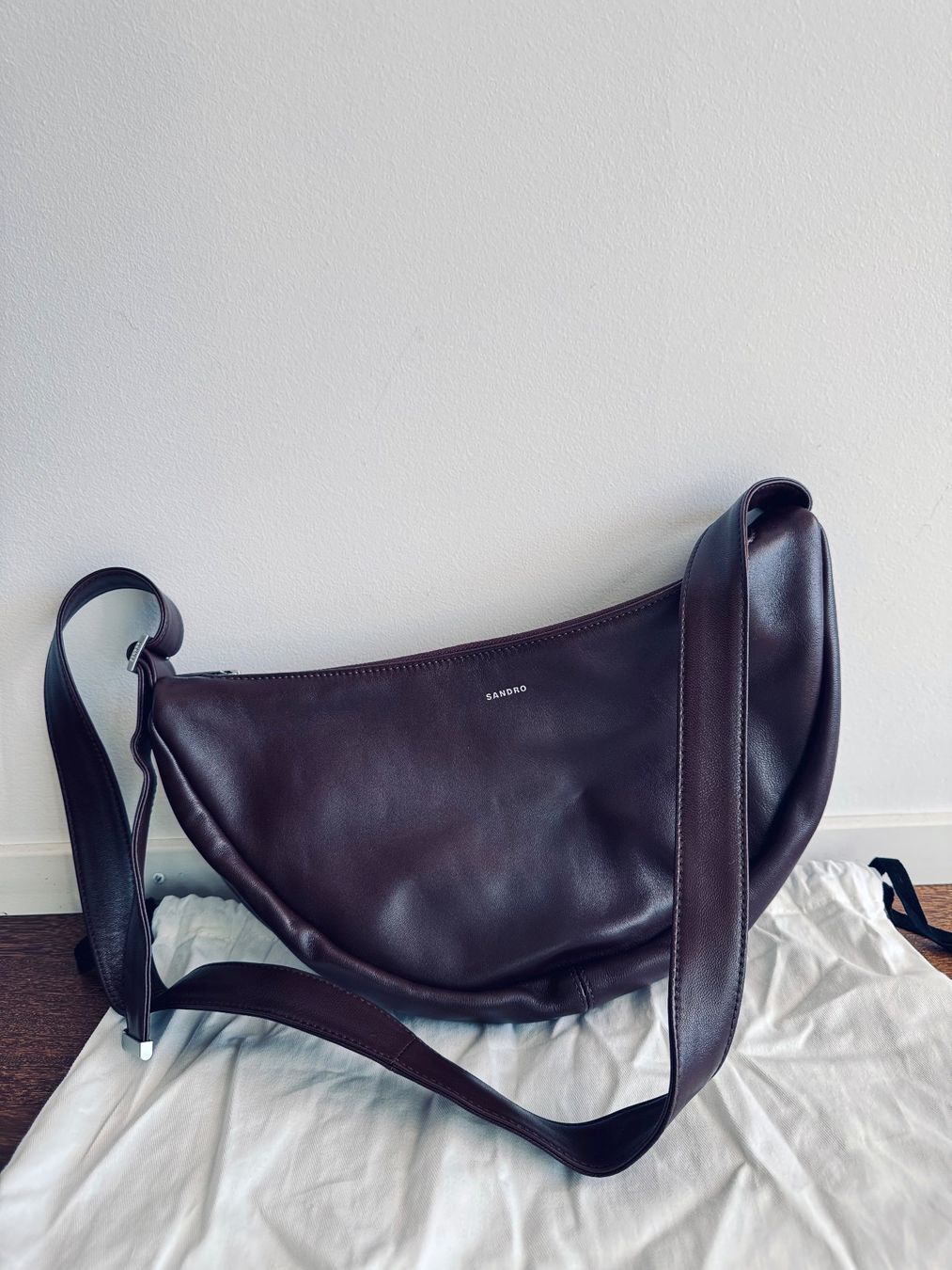 Sandro Borse: SANDRO HOBO Tasche Leder Braun – Nuovo (secondo la descrizione) da Ennetbaden venduto da DanielCPH 2