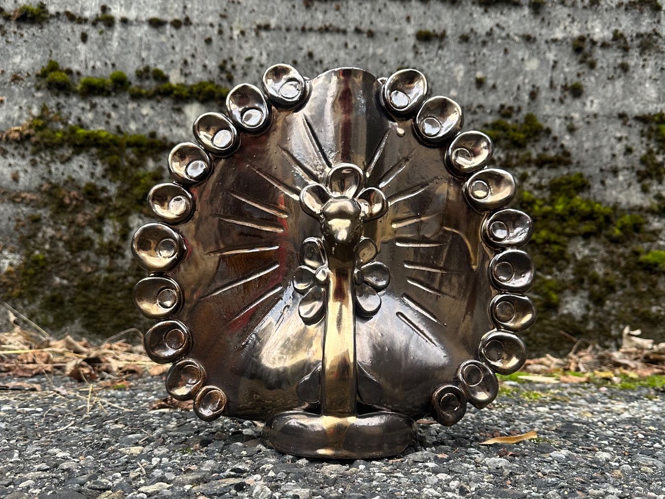 Vasi & Recipienti: Keramik Vase in Form eines Pfaus – Usato da Zürich venduto da frauflufelberg