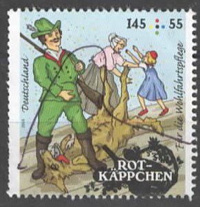 Tutti i francobolli: DEUTSCHLAND : ROTKÄPPCHEN    (16 – Usato da Ruggell venduto da Masescha