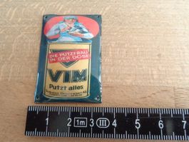 Nostalgie Werbeschild emailliert, leicht gebogen,