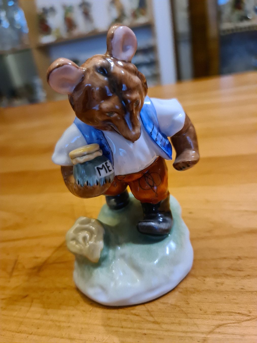 Herend Statuette: Herend Porzellanfigur Honigbär – Usato da henau venduto da Rockj