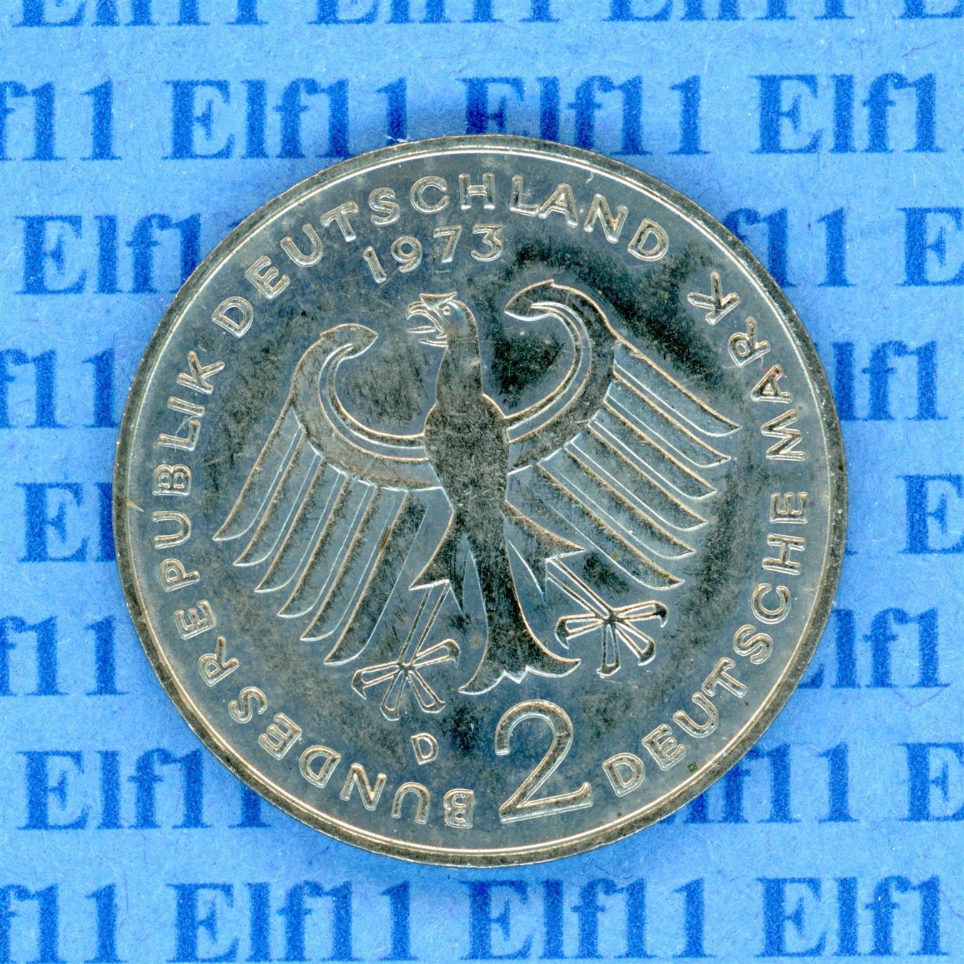 Tutti le monete: DEM___2.00 1973D Heuss -stgl 2 Deutsche Mark – Nuovo (secondo la descrizione) da Widnau venduto da Elf11
