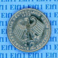 DEM___2.00 1973D Heuss -stgl 2 Deutsche Mark