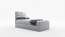 Modernes Einzelbett mit Bettkasten und individuellem Desig