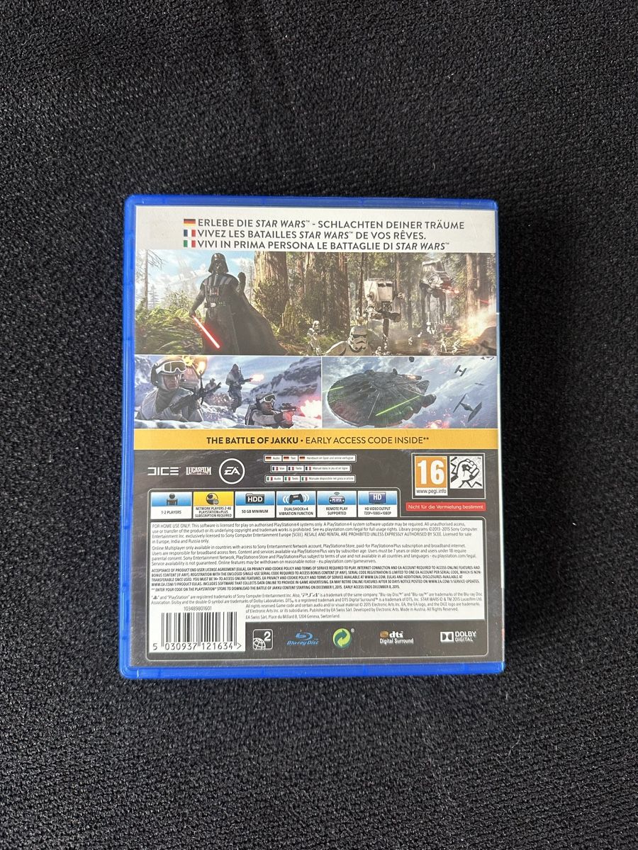 Sony Giochi: Verkaufe das PS4 Spiel: Star Wars Battlefront – Usato da Brittnau venduto da Lostw4nted 1
