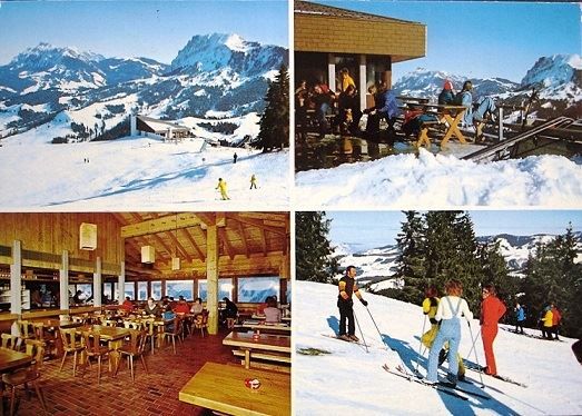Cartes postales: ENTLEBUCH Berghaus First, Skifahrer – D'occasion à Jona par philajona