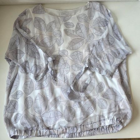 M 38/40 NILE Sommer Blusenshirt Shirt mit Seide und Viscose