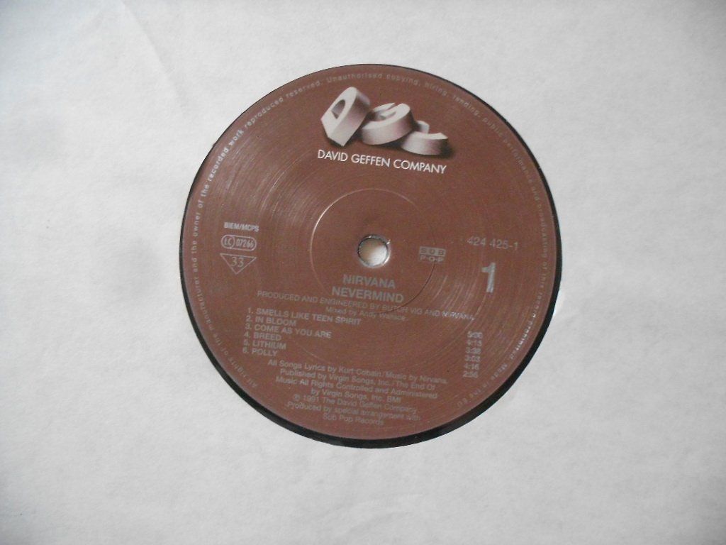 Schallplatten: NIRVANA  -  NEVERMIND – Gebraucht aus Bex von Giorgiob 4