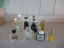 12 Alt Miniatur  EDT Parfum Bottle Sehr Selten