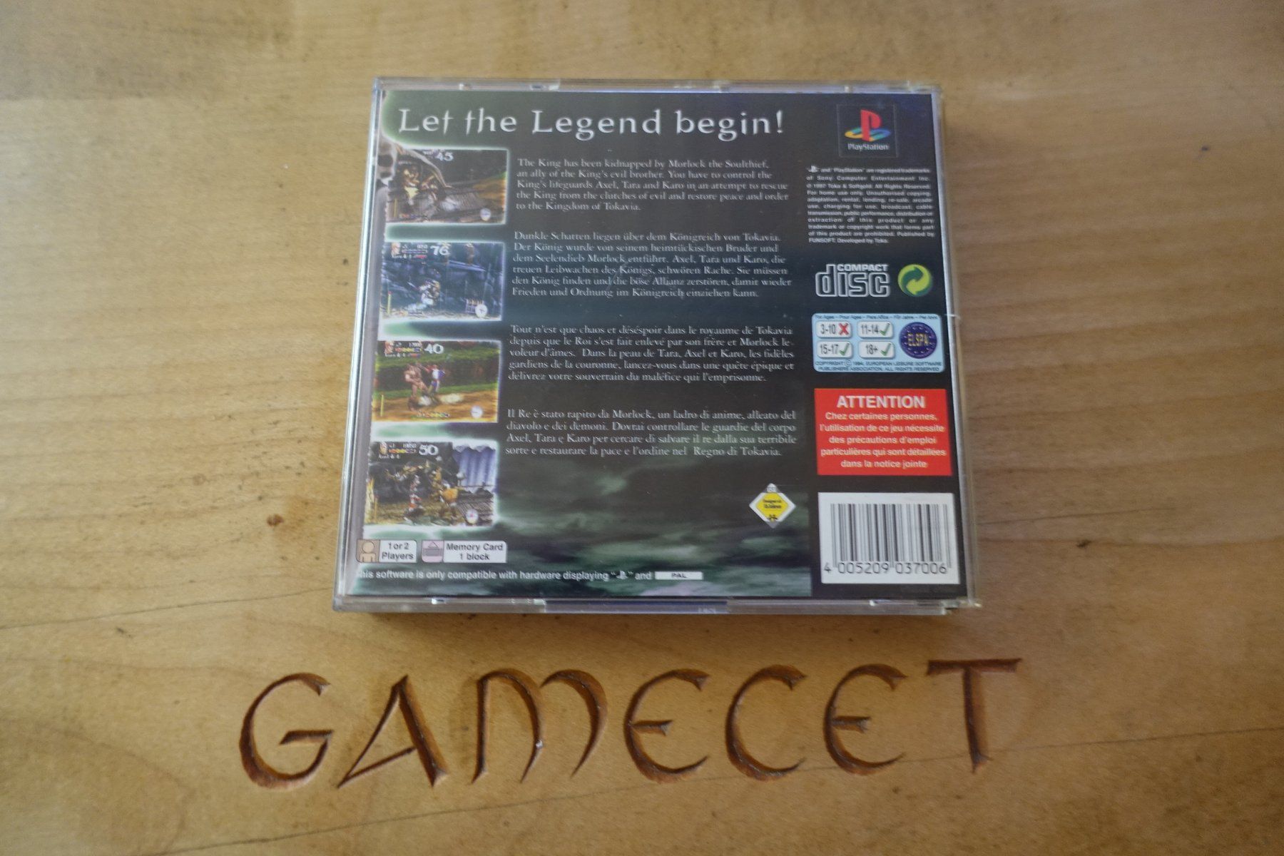 Sony Jeux: Legend – D'occasion à Steinach par Gamecet 3