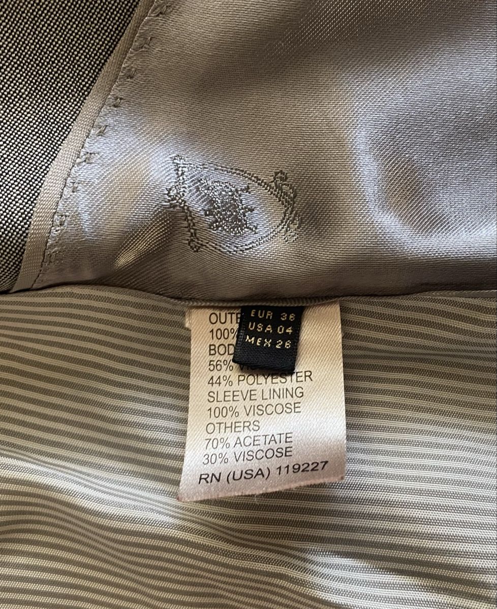 Massimo Dutti Giacche: Neueertiger Massimo Dutti Blazer, Grau, Grösse 36 – Nuovo (secondo la descrizione) da Winkel venduto da Flyhy2020 7