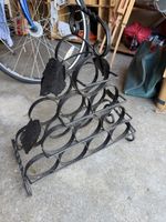 Porte bouteilles en fer forgé 
