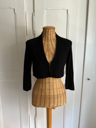 SAKS FIFTH AVENUE - Bolero Strickjacke schwarz XS
