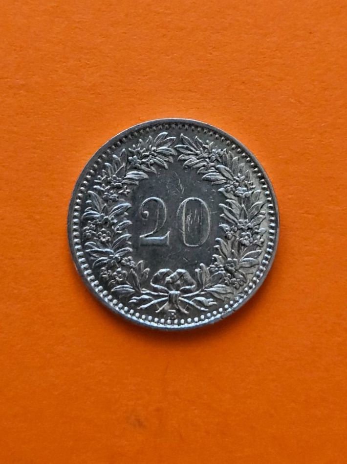 Alle Münzen: 20 Rappen 1938 ss-vz – Gebraucht aus Hinwil von Bell1894 1