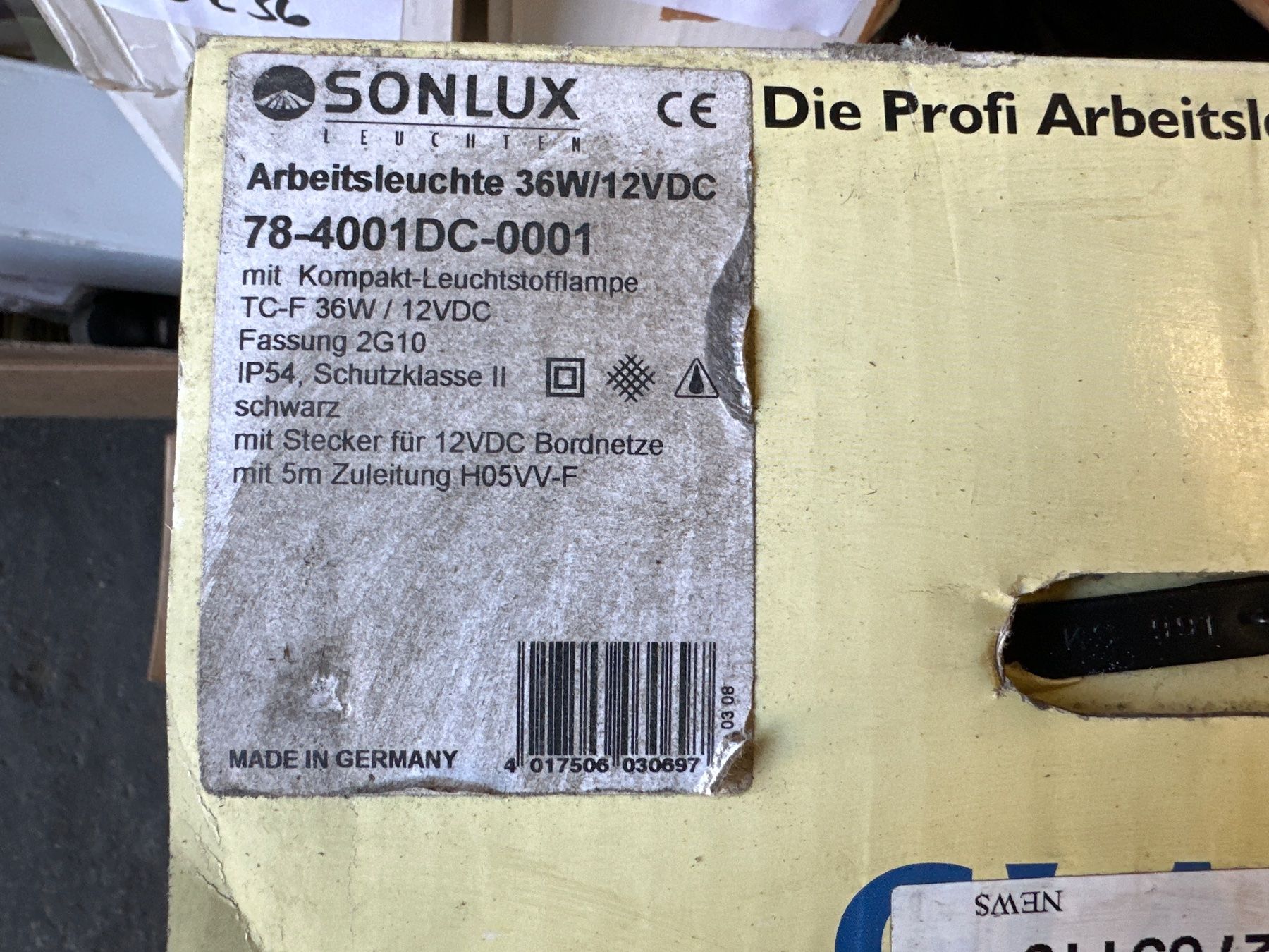Lampen: neue Profi Arbeitsleuchte von Gladiator – Neu und originalverpackt aus Necker von liq24 4