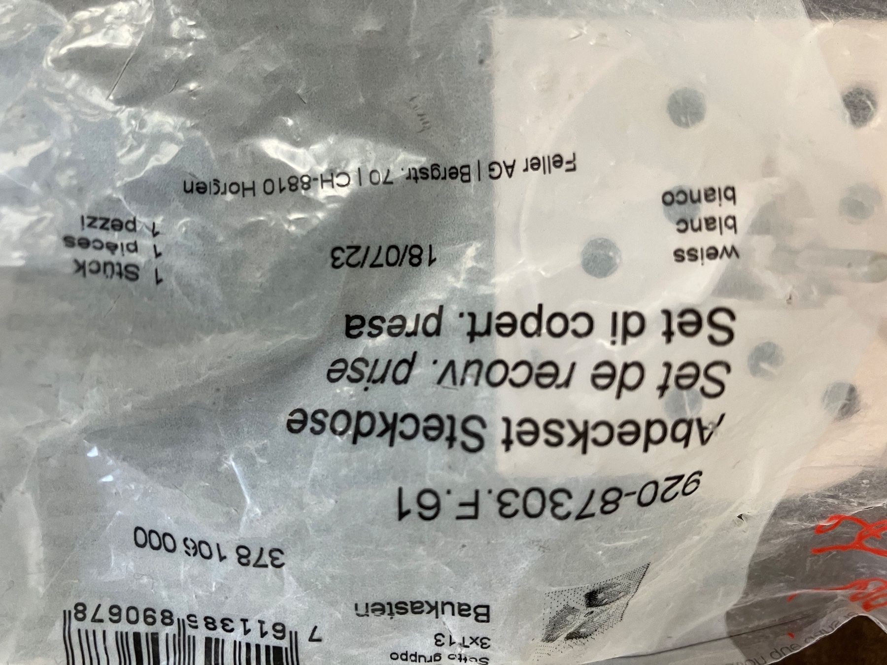 Spine: Feller Abdeckset Steckdose (dreier) – Usato da Ostermundigen venduto da bea_pjw9