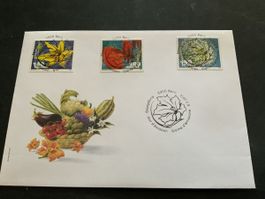 2012 DAUERMARKEN FDC VOLL GEMÜSEBLÜTEN