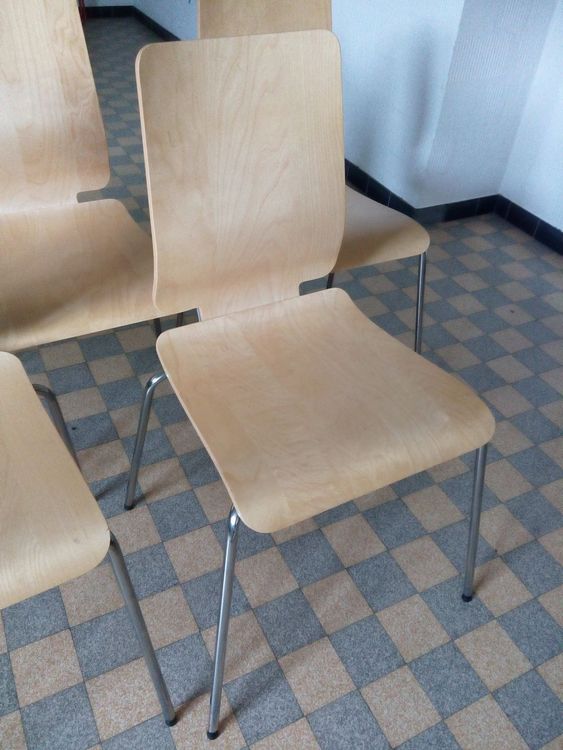 5 Stück IKEA Stuhl Gilbert stapelbar Kaufen auf Ricardo