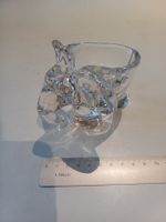 Vintage Art Vannes Kristallglas Aschenbecher Elefant