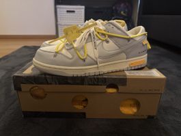 Nike Dunk Low Off-White Lot 29 grau Grösse 44 neu