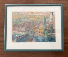 Stein am Rhein, Aquarell Madeleine Jeanneret