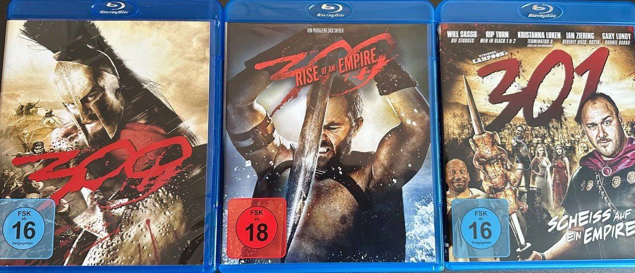 Tutti i DVDs: 300 Blu-ray Triologie - Top Zustand – Usato da Beringen venduto da Mantafisch1