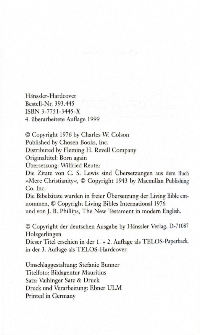 Libri: Colson Charles W., Der Berater – Nuovo (secondo la descrizione) da Sarnen venduto da Livres 2
