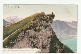 Ansichtskarte Rochers de Naye  22.9.1907