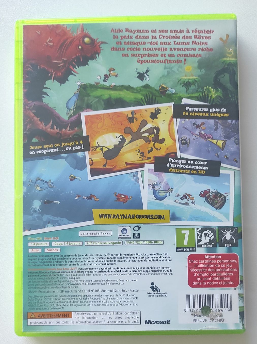 Microsoft Spiele: Rayman Origins – Gebraucht aus Yverdon-les-Bains von jiem82 2