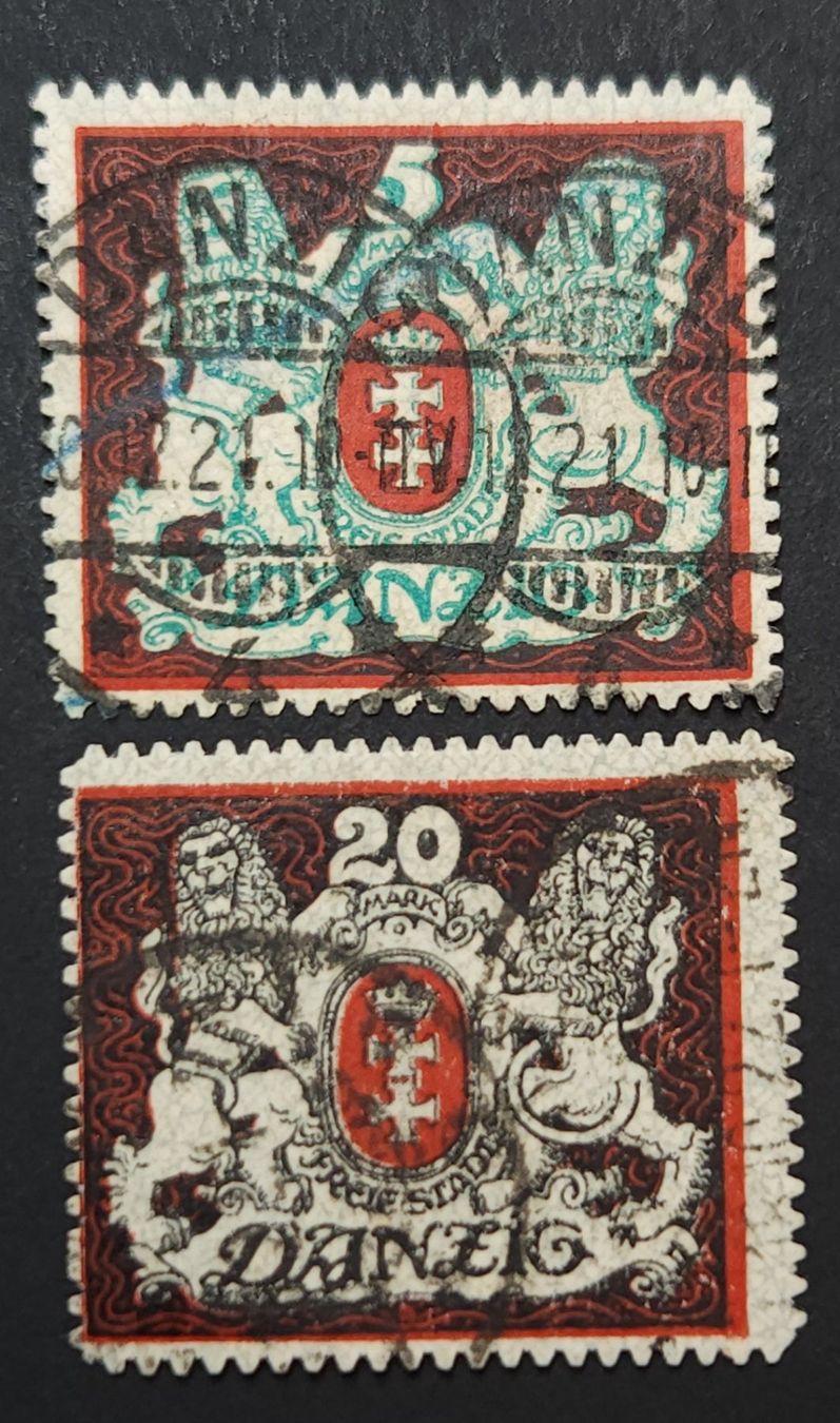 Tutti i francobolli: Danzig Mi-Nr.87 X - 89 X gestempelt Geprüft – Usato da Kriens venduto da Nidfeld45 1
