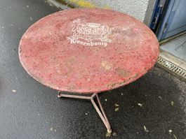 Antiker Bistrotisch ca 1960, Gartentisch, Rarität!