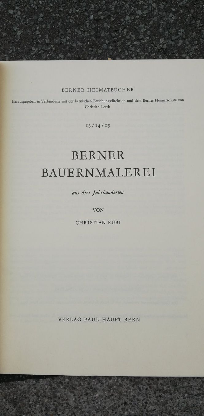 Livres: Berner Heimatbücher: Bauernmalerei – D'occasion à Thun par Matthias72 3