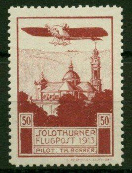 Tutti i francobolli: FLUGPOST VORLÄUFER SOLOTHURN ** LUXUS - FR. 500.00 – Nuovo (secondo la descrizione) da Sarmenstorf venduto da Tricardo 2