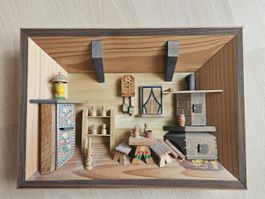 3D Holzbild Dekorative Wandkunst, Wall Art