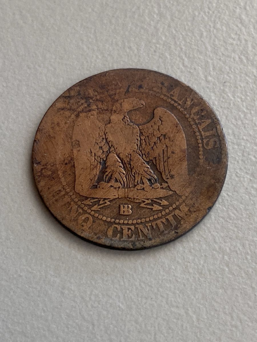Tutti le monete: France - 5 centimes - 1864 – Usato da Payerne venduto da Mike1682 1