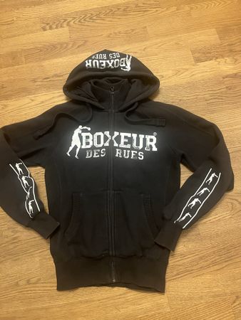 Kapuzenjacke Boxeur des Rues schwarz guter Zustand