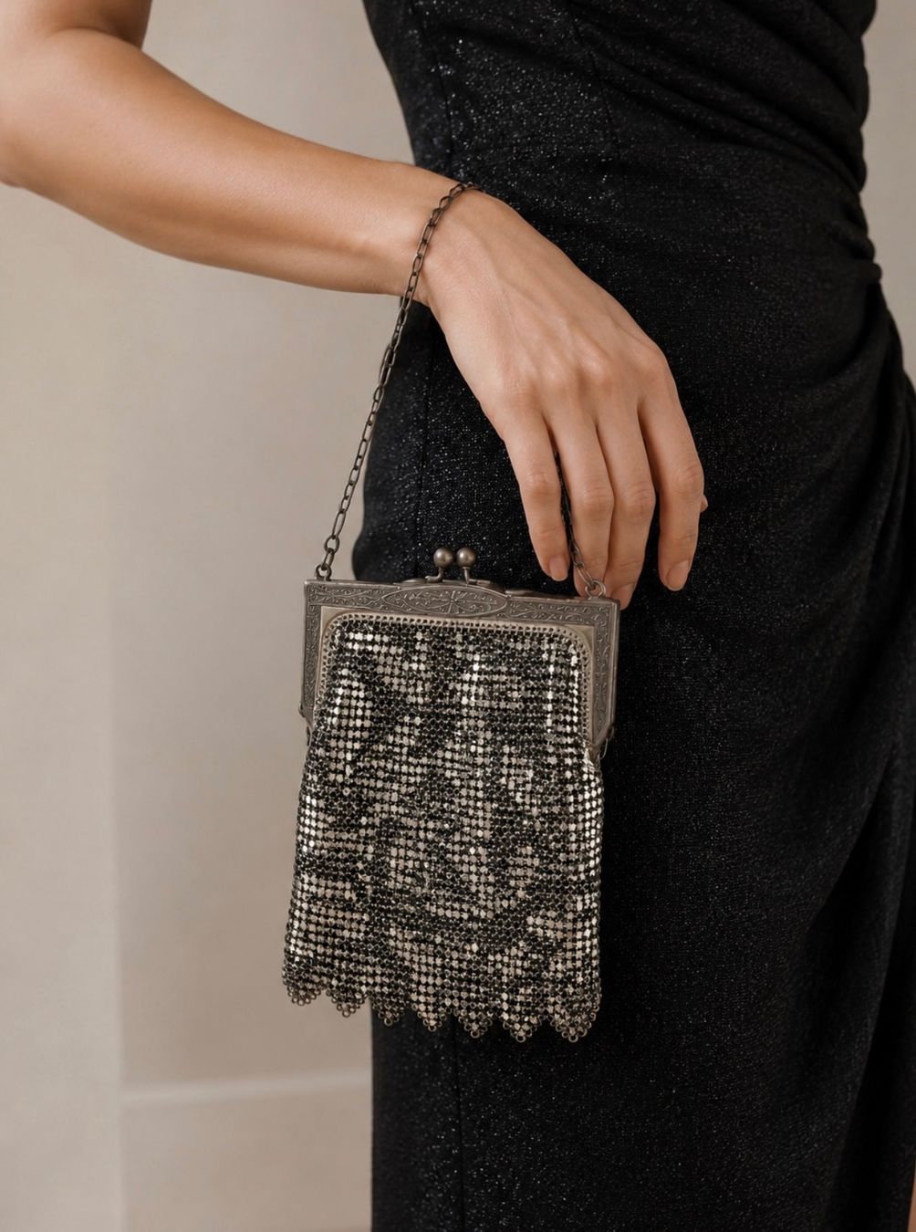 Borse da donna: Vintage Tasche Metall Netz – Usato da Birmensdorf ZH venduto da elibela