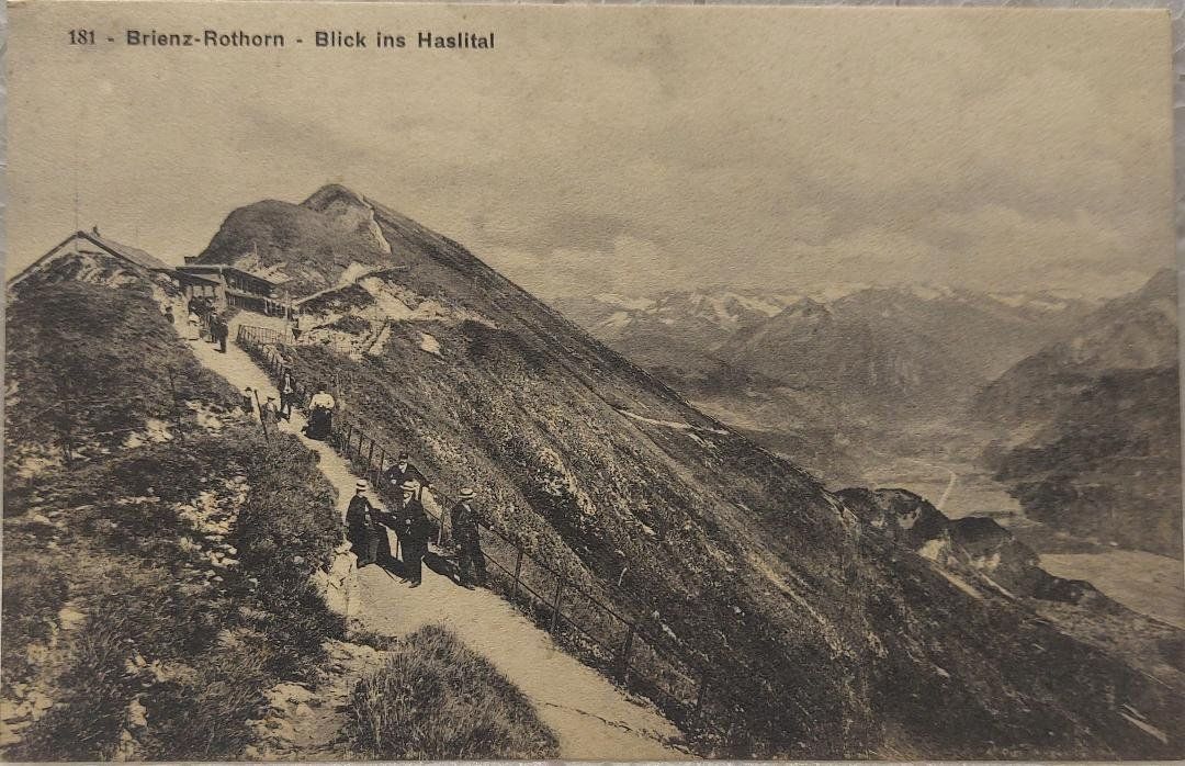 Cartoline postali: BRIENZ-ROTHORN - Blick ins Haslital – Usato da Delémont venduto da Domdom1