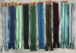 10 STÜCK RIRI REISSVERSCHLÜSSE ALLE 15CM UND NEU