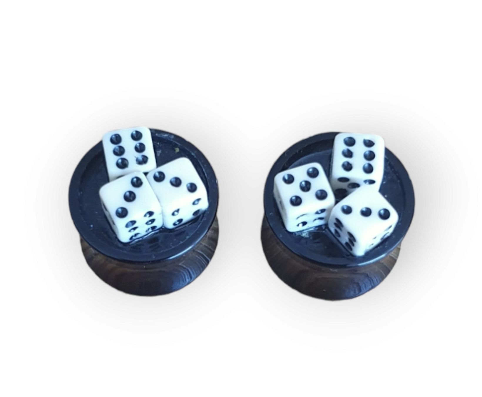 Gioielli per piercing: Tunnels/Plugs Würfel 14mm – Usato da Langenthal venduto da SecondChanceShop