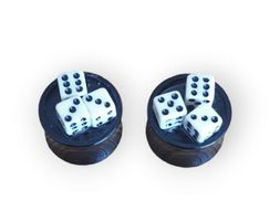 Tunnels/Plugs Würfel 14mm