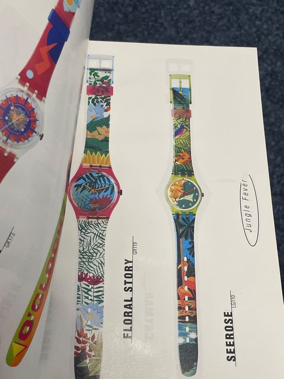Swatch Broschüre - The Art of changing Spring/Summer 1994 | Kaufen auf ...