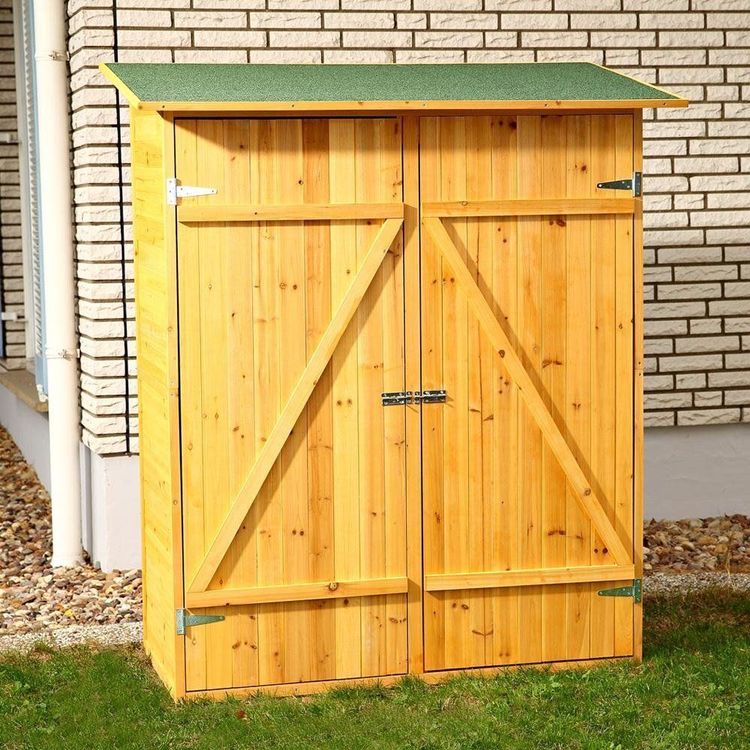 HOLZ Gerätehaus / Gartenschrank Kaufen auf Ricardo