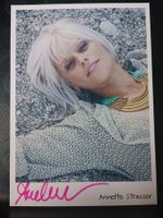 Annette Strasser - signierte Autogrammkarte